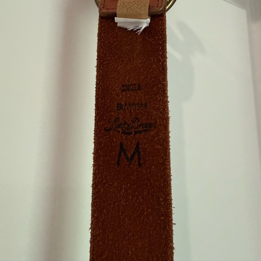 Lucky Brand Brown Suede Belt